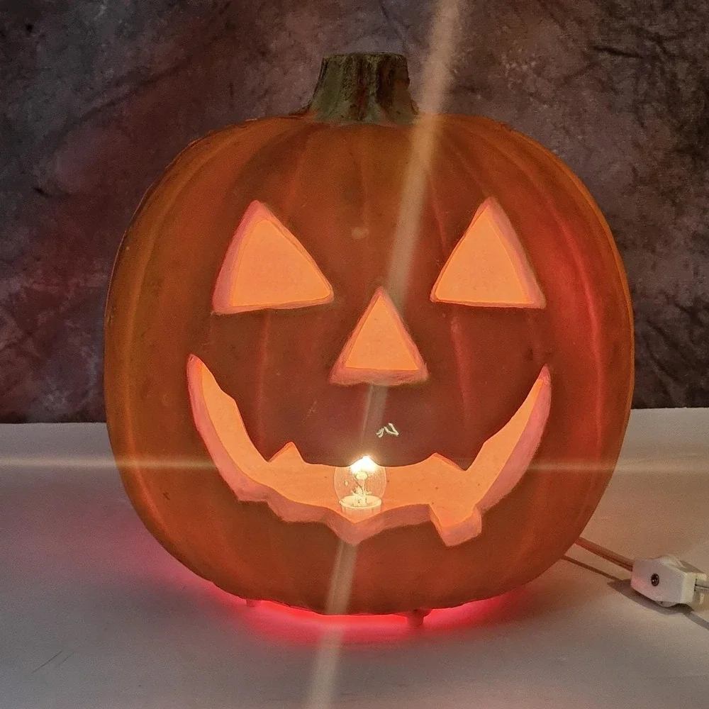 Vintage Pumklin Halloween Trendmasters 1993 Lights‎ Up